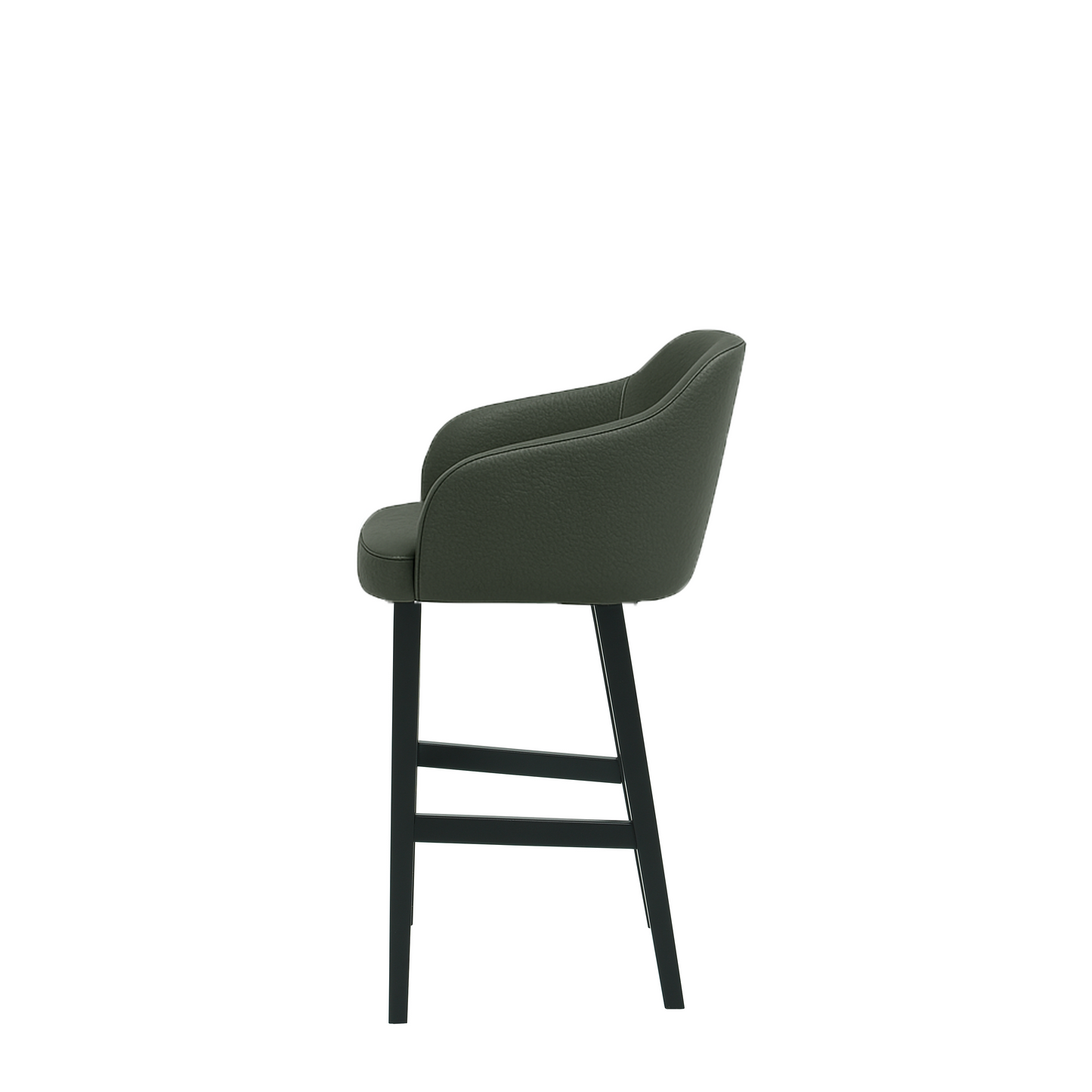 Scaun insula piele naturala BEJ | model CROCO