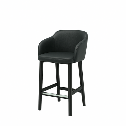 Scaun insula piele naturala BEJ | model CROCO