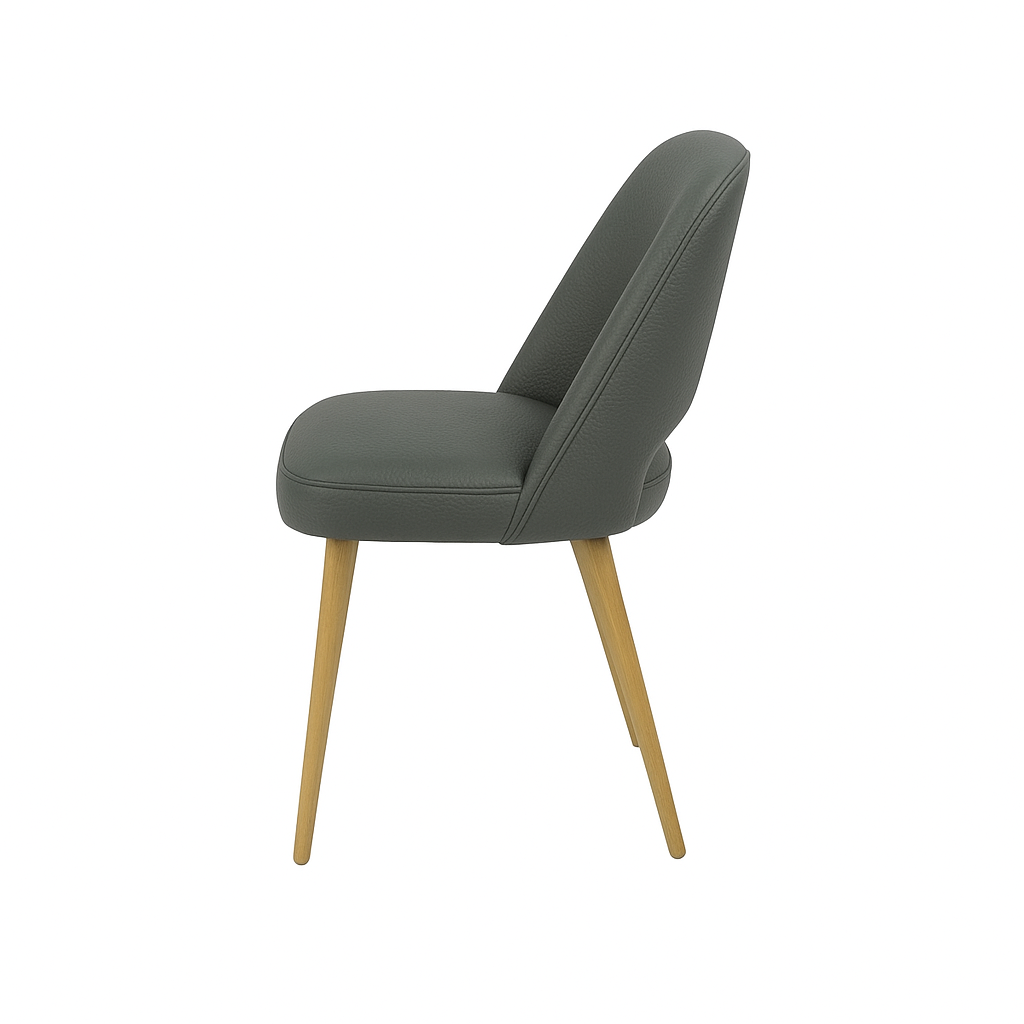 Scaun piele BEJ | model HUGO