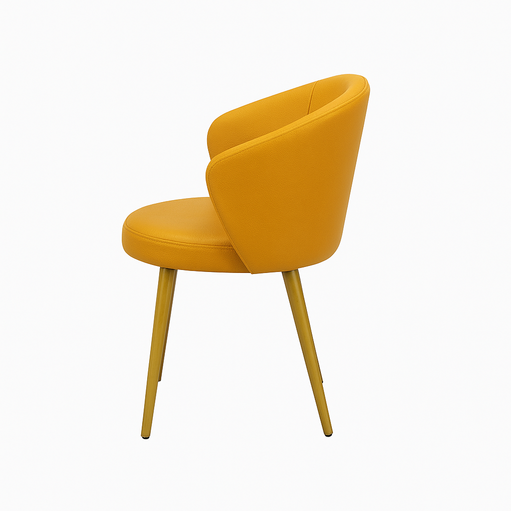 Scaun piele GALBENA | model JAY