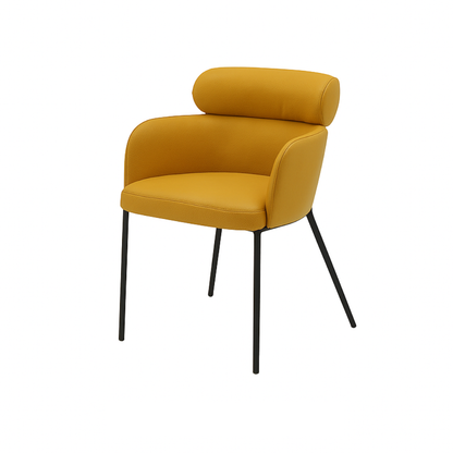 Scaun piele GALBENA | model LENY