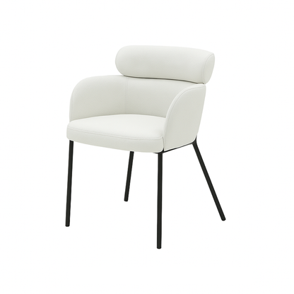 Scaun piele GALBENA | model LENY