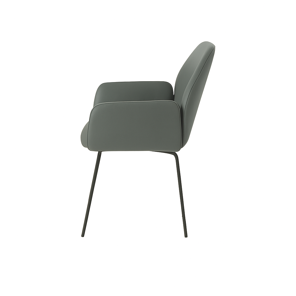 Scaun piele VERDE | model PETRA