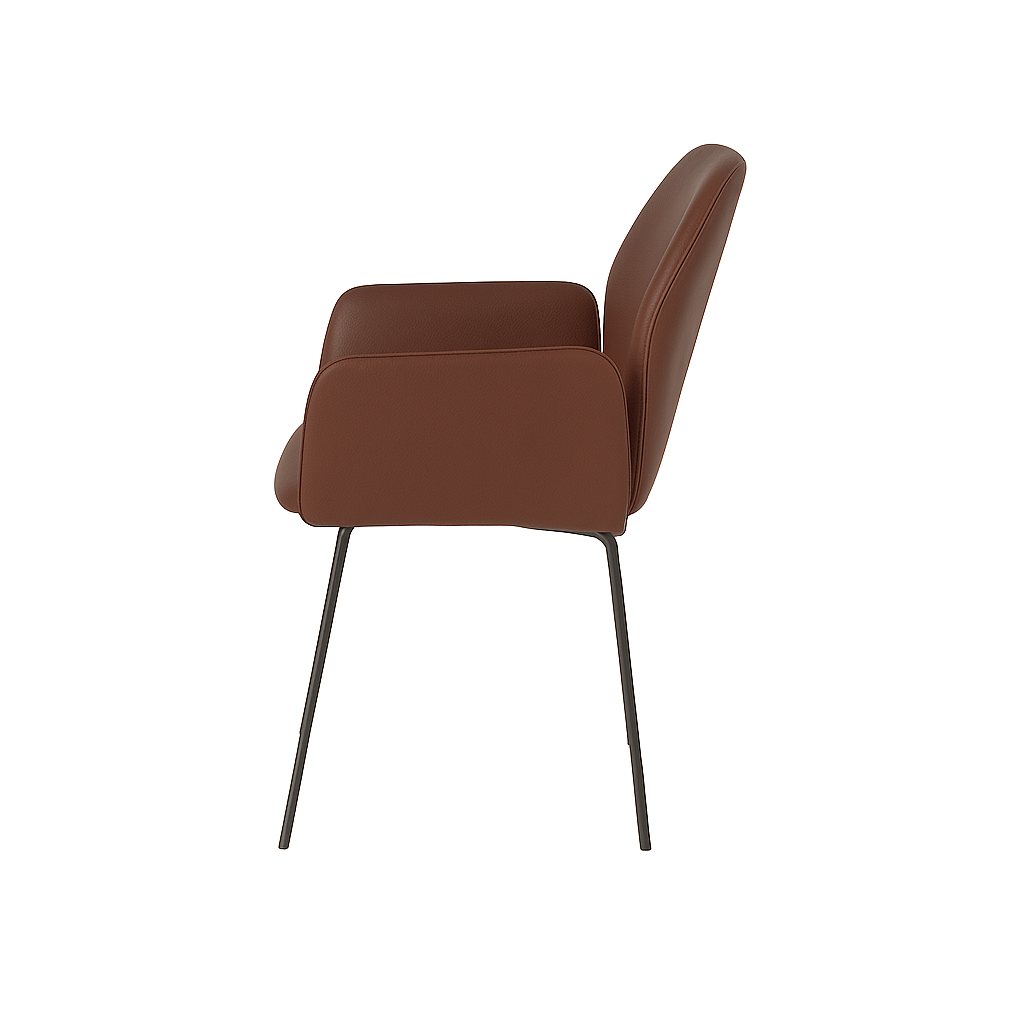 Scaun piele GALBENA | model PETRA