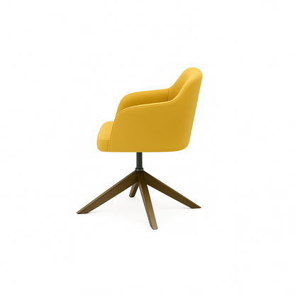 Scaun piele GALBENA | model ROBI