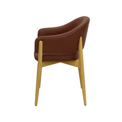 Scaun piele GALBENA | model ALMA