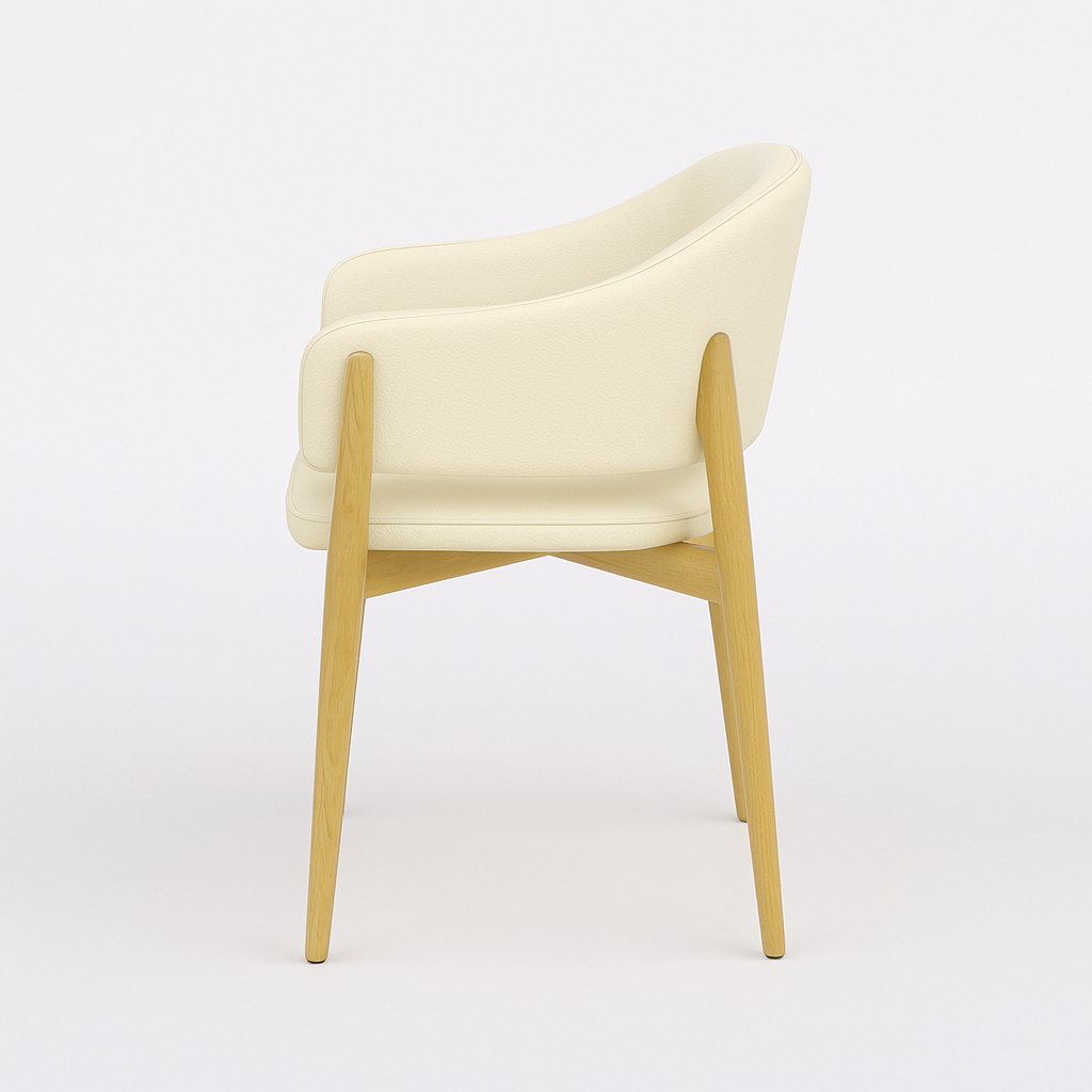 Scaun piele BEJ | model ALMA