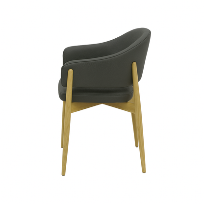 Scaun piele VERDE | model ALMA