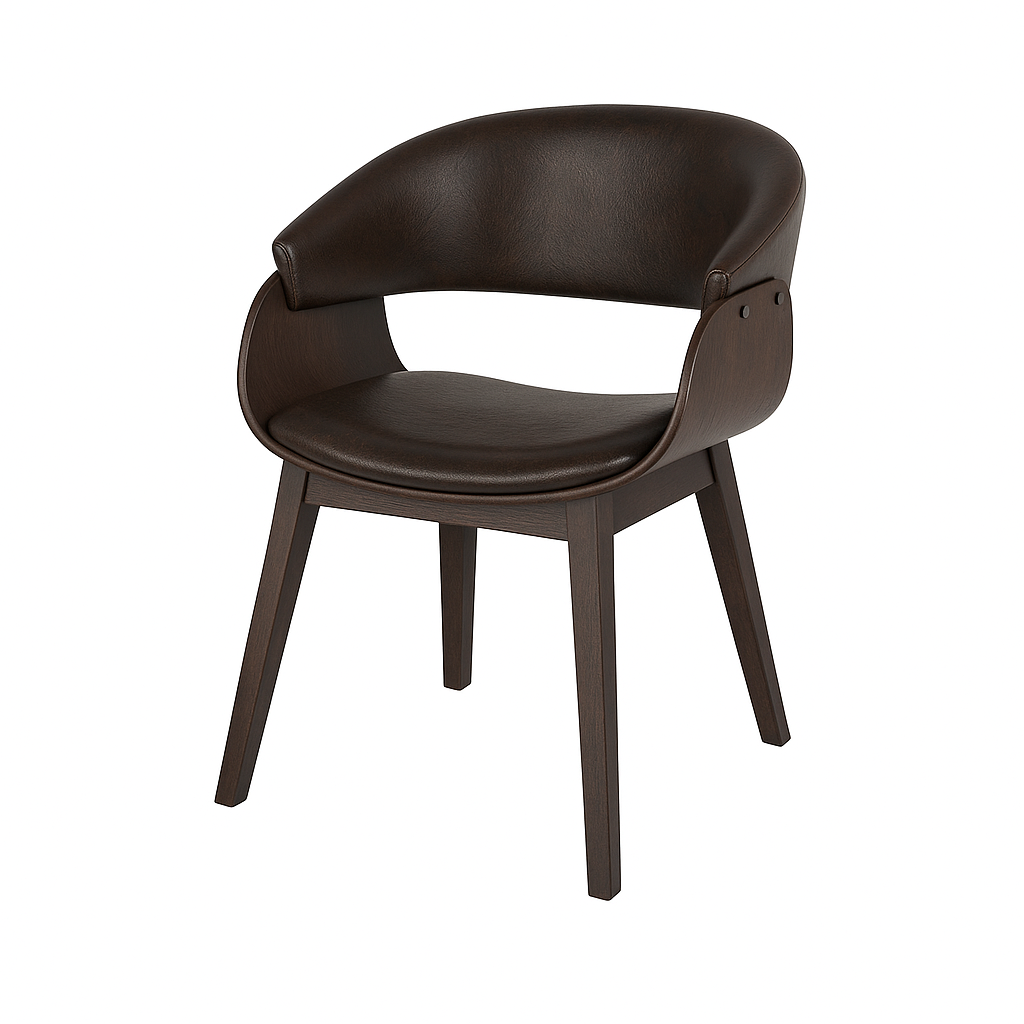 Scaun piele MARO INCHIS | model BRANDO