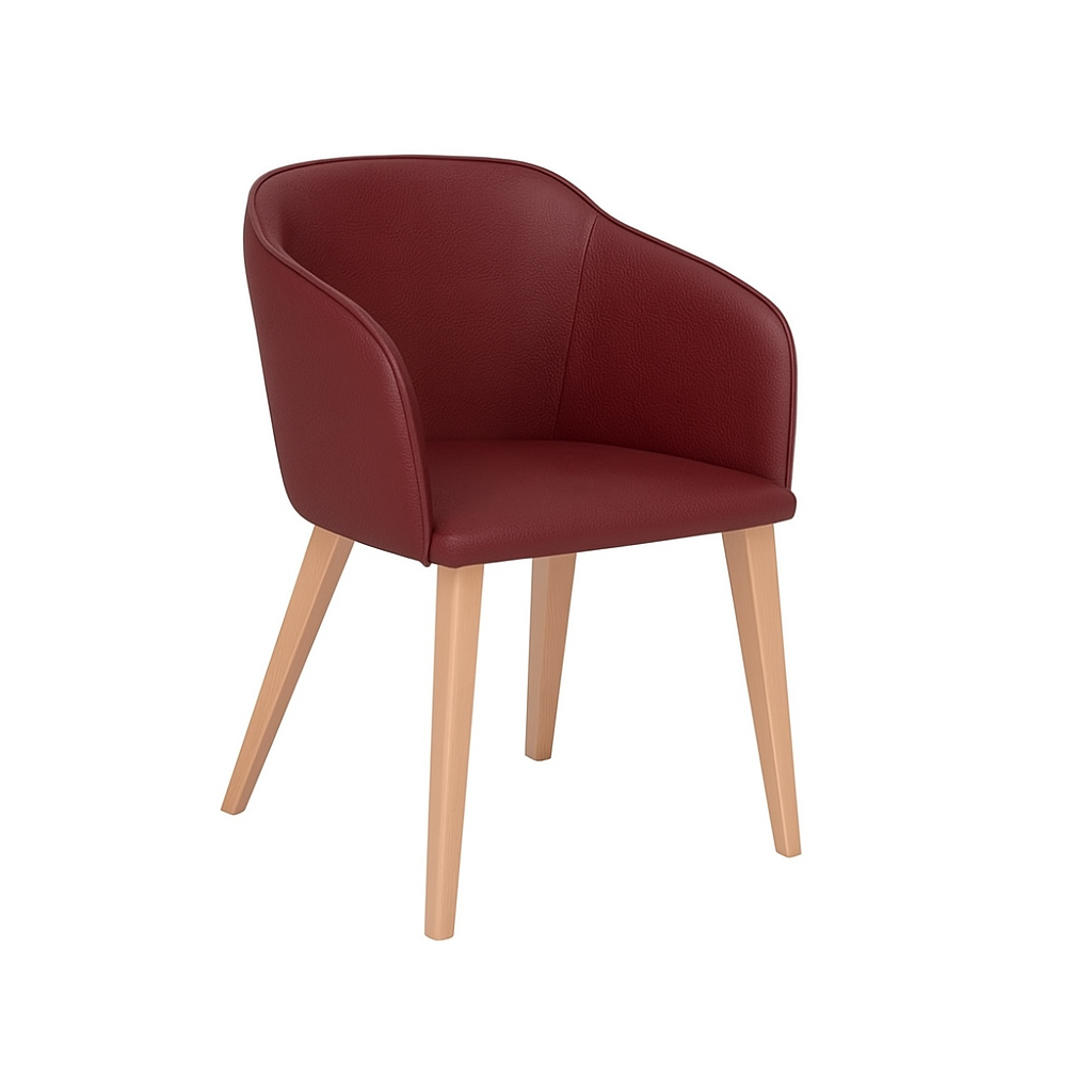 Scaun piele BEJ | model CROCO