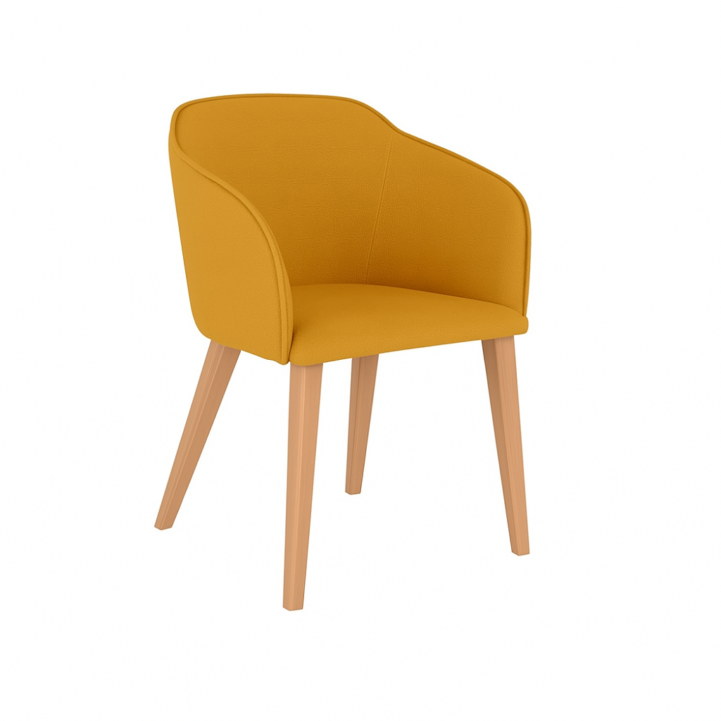 Scaun piele BEJ | model CROCO