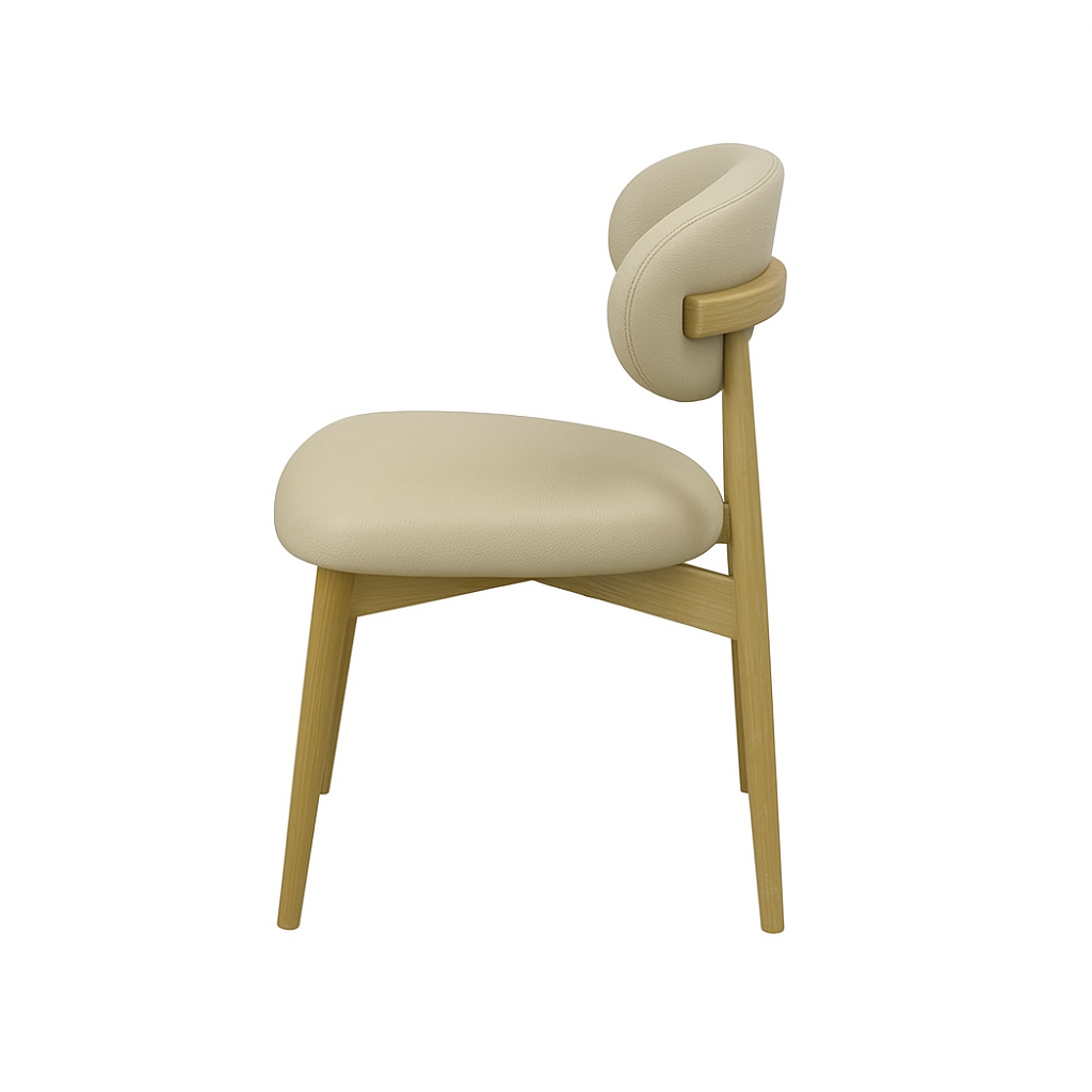 Scaun piele BEJ | model MELISSA