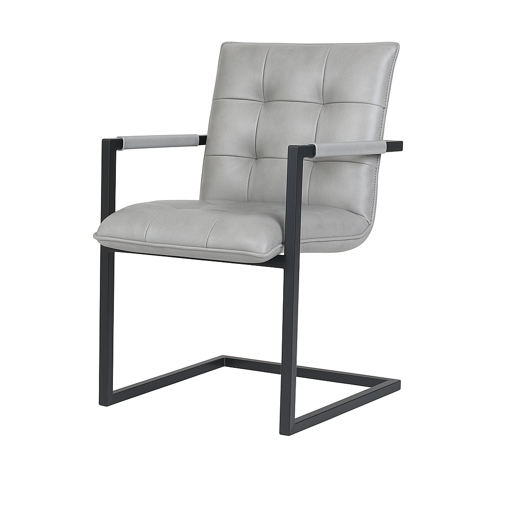 Scaun piele GALBENA | model MOCANU