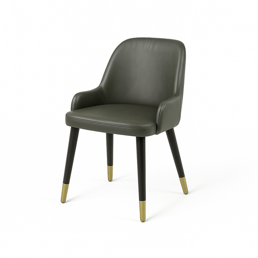 Scaun piele VERDE | model ROCCO G