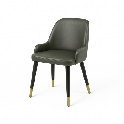 Scaun piele VERDE | model ROCCO G