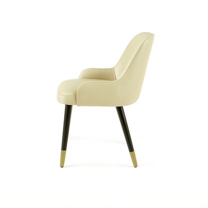 Scaun piele GALBENA | model ROCCO G