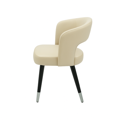 Scaun piele GALBENA | model SANDY