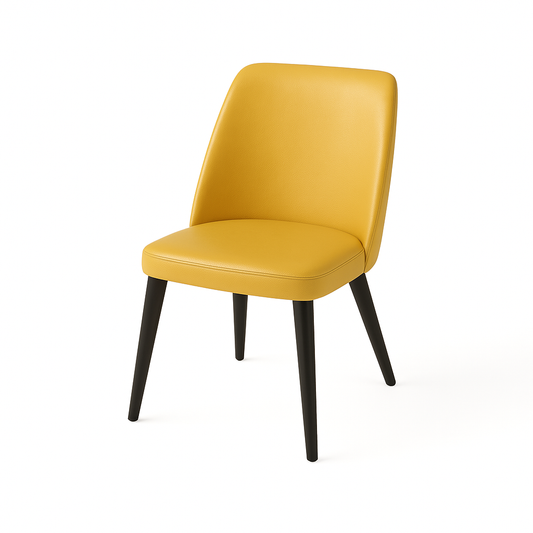 Scaun piele GALBENA | model SOLO