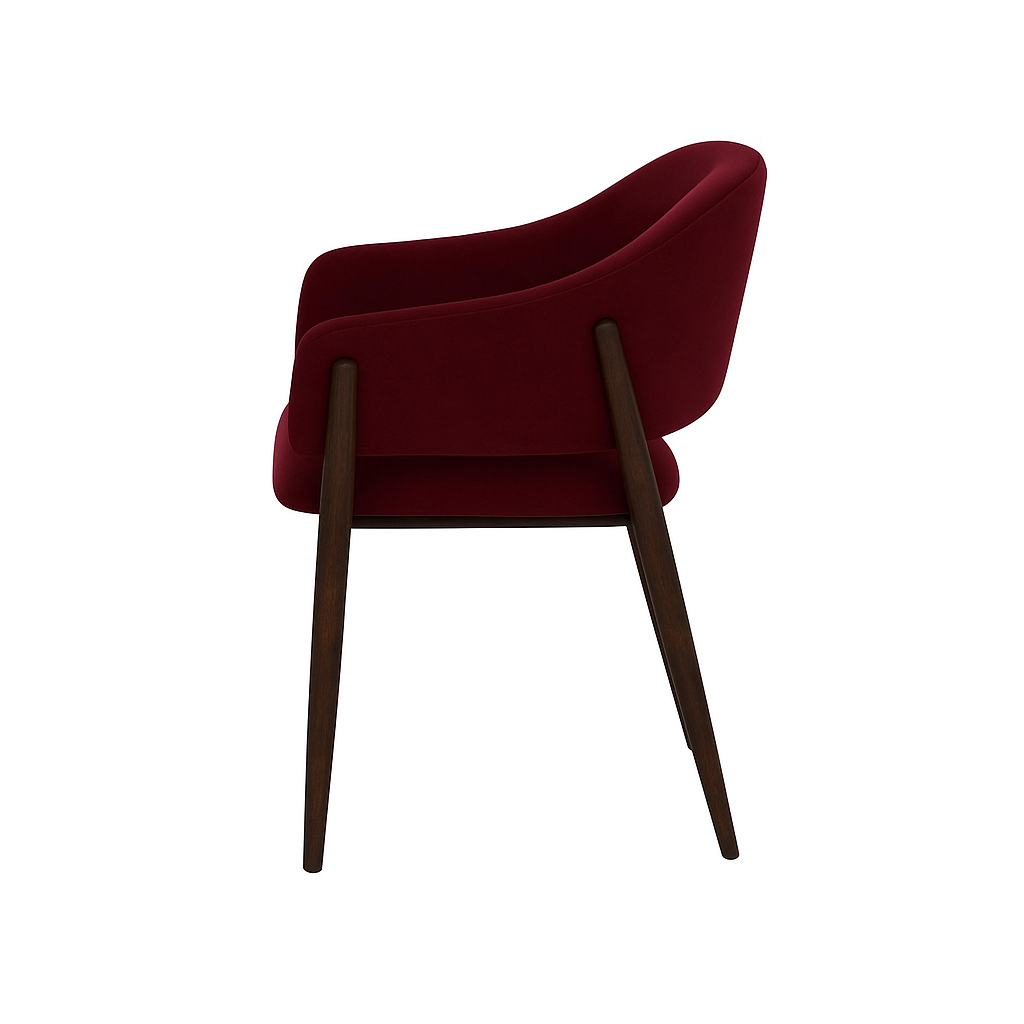 Scaun catifea VERDE | model ALBA