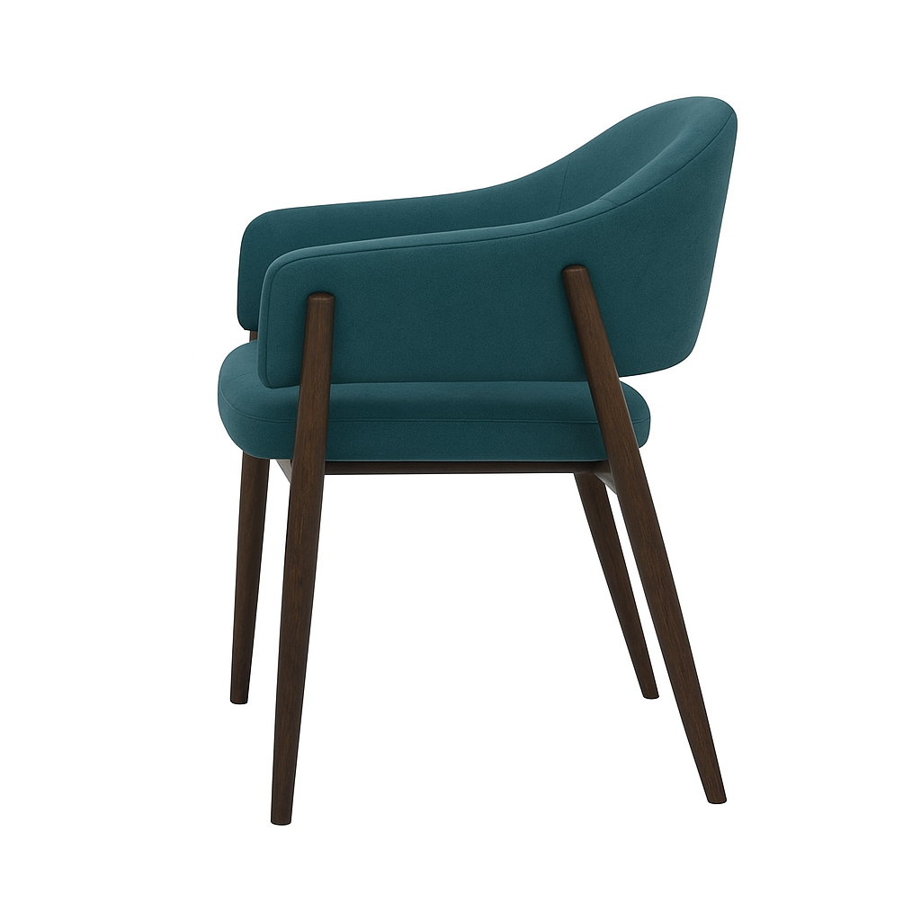 Scaun catifea VERDE | model ALBA